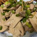 小雞🌹 的 涼拌麻油豬肝 cooksnap