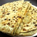 Geeta Khurana's cooksnap of when they made Aloo paratha.