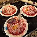 El cooksnap de Virginia. cuando hizo Tarta de cerebro para Halloween.