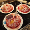 El cooksnap de Virginia. cuando hizo Tarta de cerebro para Halloween.