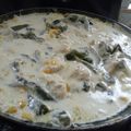 El cooksnap de Socorro Cabrera Morales cuando hizo Pollo con rajas y crema.