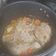 El cooksnap de David cuando hizo Pollo Arvejado.