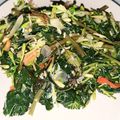 Cooksnap dari madebells untuk resep Tumis bunga pepaya daun singkong