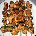 Gwyneb's cooksnap of when they made Chicken Kabobs.