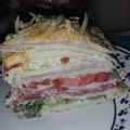 El cooksnap de Angie Arias cuando hizo Torre de panqueques primavera.