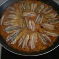El cooksnap de Lucía cuando hizo Arroz con boquerón.