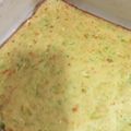 El cooksnap de Virginia Cora cuando hizo Fainá de zapallitos.