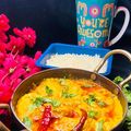 Kavita Verma का कुकस्नैप जब उन्होंने पंजाबी कढ़ी विद प्याज़ पकौड़ा (punjabi kadhi with pyaaz pakoda recipe in Hindi) बनाया था।
