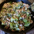 El cooksnap de JuanMi PerpiÑa cuando hizo Brócoli salteado con ajos y jamón.