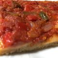 El cooksnap de @tesa.cuina cuando hizo Coca/pizza de pimiento y tomate 🍅 con masa de cerveza.