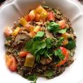 Cooksnap de Rita Afonso quando cozinhou Quinoa com cogumelos.