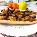 El cooksnap de Jonathan GJ cuando hizo Tostas veganas de berenjena y champiñones.