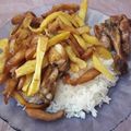 El cooksnap de Mónica cuando hizo Pollo al ajillo, el verdadero.