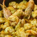 El cooksnap de Irene-Guirao cuando hizo Gambas al pilpil.