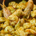 El cooksnap de Irene-Guirao cuando hizo Gambas al pilpil.
