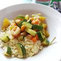 il irharuka quando ha preparato Cous cous alla marocchina con gamberetti