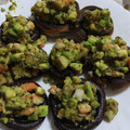 El cooksnap de ghaniatreides cuando hizo Champiñones rellenos de aguacate y langostino.