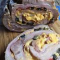 El cooksnap de Jesús Reyes cuando hizo Lomo relleno.