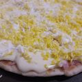 El cooksnap de Gaby cuando hizo Pizza en sartén Essen con harina Pureza.