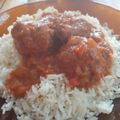 El cooksnap de Florencia Cabrera cuando hizo Albóndigas en salsa de tomate.