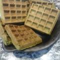 El cooksnap de Susana Bravo cuando hizo Waffles de espinaca.
