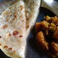 Subhasree Santra's cooksnap of when they made স্যাঁকা পরোটা আর চিকেন কারি (Saka porota and chicken curry recipe in Bengali).