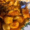 El cooksnap de Martina Luquet cuando hizo Ñoquis de papa.