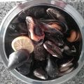 El cooksnap de Rico cuando hizo Mejillones al vapor con limón.