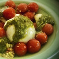 El cooksnap de Arianne cuando hizo Tomates Cherry confitados con burrata y pesto.