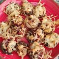 El cooksnap de Mony cuando hizo Champiñones rellenos de espinacas.