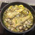 El cooksnap de Antonio Gonzalez cuando hizo Colitas de rape con almejas.