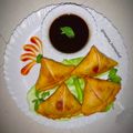 Mamta Pandya's cooksnap of when they made આલુ મટર સમોસા (Aloo Matar Samosa Recipe In Gujarati).
