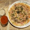 Sneha Patel's cooksnap of when they made ઉત્તપા (Uttapa Recipe In Gujarati).