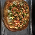 El cooksnap de Satxus cuando hizo Coca catalana de verduras y queso curado.