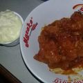 Cooksnap dari Vhieshop untuk resep Fire Chicken ala Richeese with Cheese Sauce (Ayam Pedas)