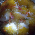 El cooksnap de Gustavo C F cuando hizo Merluza caldosa con gambas.