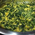 El cooksnap de Juangui Jordán cuando hizo Palak paneer.
