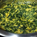 El cooksnap de Juangui Jordán cuando hizo Palak paneer.