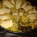 El cooksnap de Ana Soraire cuando hizo Tortilla de zapallitos verdes.