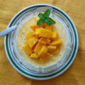 El cooksnap de LuzMa SG cuando hizo Mousse de Mango Light.