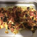 El cooksnap de viviyagomez cuando hizo Papas al horno con jamón y queso (mantequilla de ajo).