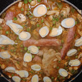 El cooksnap de Ari Rodriguez cuando hizo Longanizas con guisantes y huevos de codorniz.