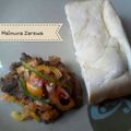 Maimuna Zarewa's cooksnap of when they made Pan toast Peppered meat.