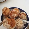Cooksnap dari hepihepihepi untuk resep ONDE-ONDE Ketawa KEJU (merekah tanpa dibelah)