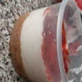 El cooksnap de Irene cuando hizo Cheesecake fit con fresas en vasito.