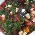 Cooksnap dari Gitaditya Witono untuk resep Sayur bayam baso tempe bening sederhana