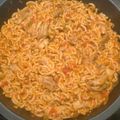 El cooksnap de Sara García Ramajo cuando hizo Fideua de cerdo.