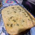 El cooksnap de Mauricio Rosas cuando hizo Focaccia.