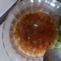 El cooksnap de Ana Hepa cuando hizo Salsa Casera.