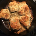 James Newman's cooksnap of when they made Baked Breaded Parmesan Cod.